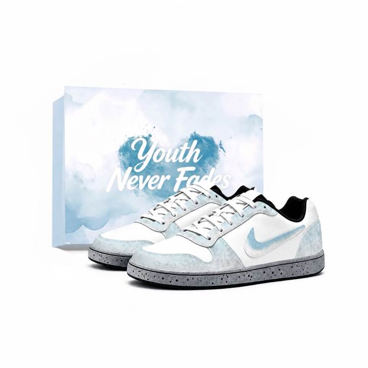 Nike Nike Dunk Skateboard Shoes Men's Low Top Gray/Blue