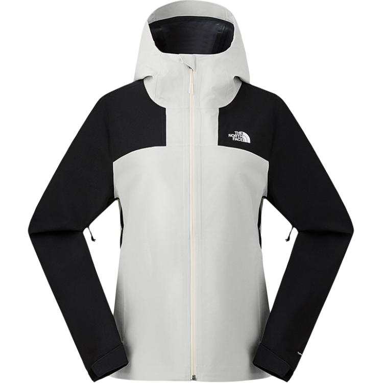 THE NORTH FACE Windbreaker Jackets Women's ROU/Dune White/Cosmic Black Hooded Non Detachable Moderate