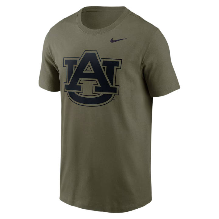 Nike Nike T Shirts Men's Medium Olive Crew Neck Moderate Straight Fit