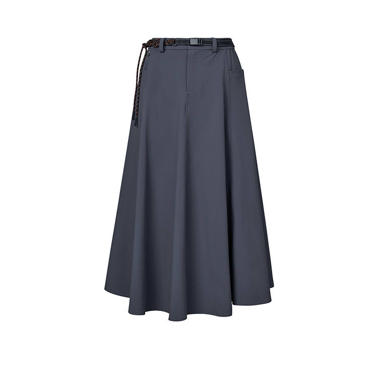 Palladium Casual Long Skirts Women's Moderate Midi Skirt A Line Skirt