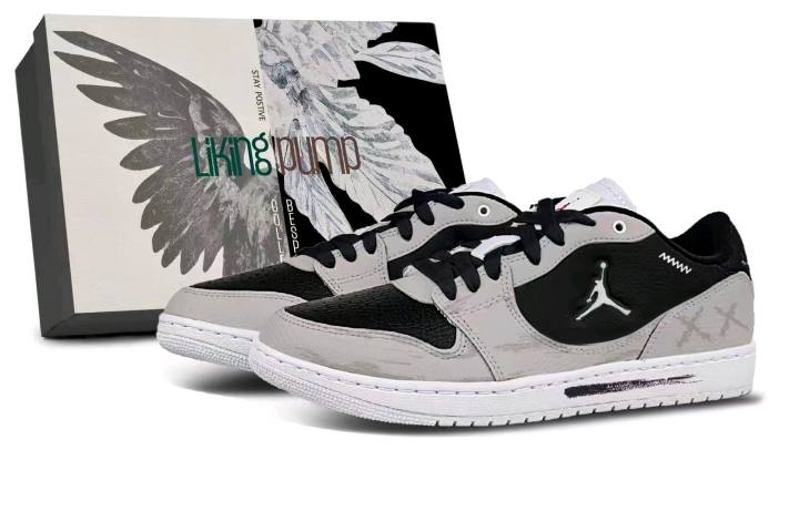 Jordan Jordan COURT CONNECT Skateboard Shoes Men's Low Top Black Gray Brown Color Block