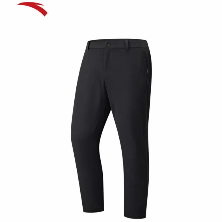 ANTA Variety Training Collection Casual Pants Men's Black Thin