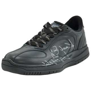 KARL LAGERFELD / Karl Lagerfeld Jeans Skateboard Shoes Men's Low Top Pure Black