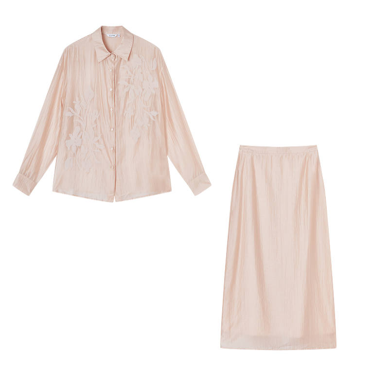 XIANGYING Casual Suits Women's Pink Thin