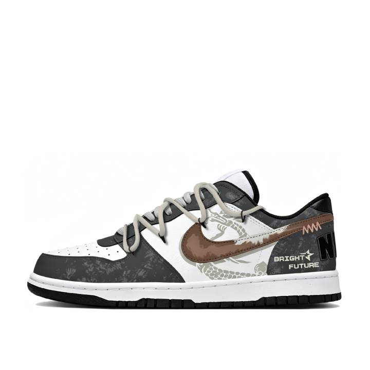 Nike Nike Dunk Skateboard Shoes Unisex Low Top Black/White
