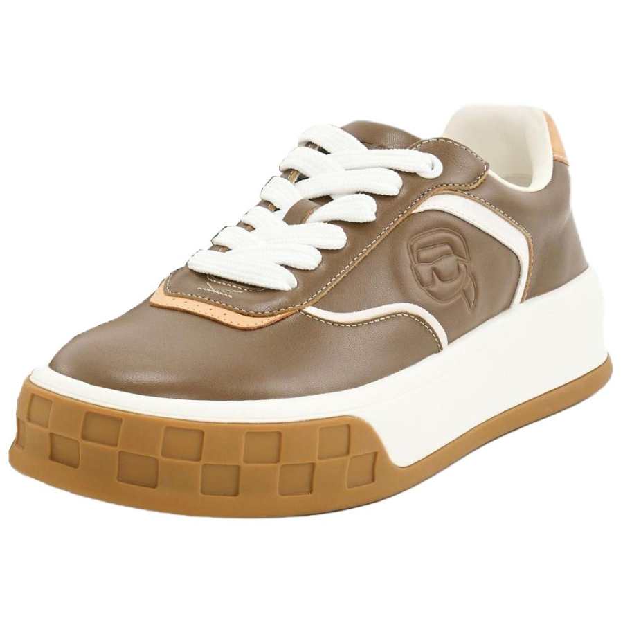 KARL LAGERFELD / Karl Lagerfeld Jeans Skateboard Shoes Men's Low Top Brown