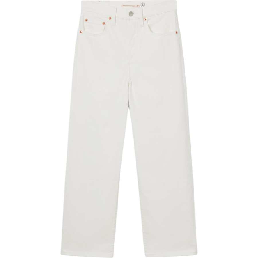 Levis Jeans Women's White Moderate Straight Fit Pants