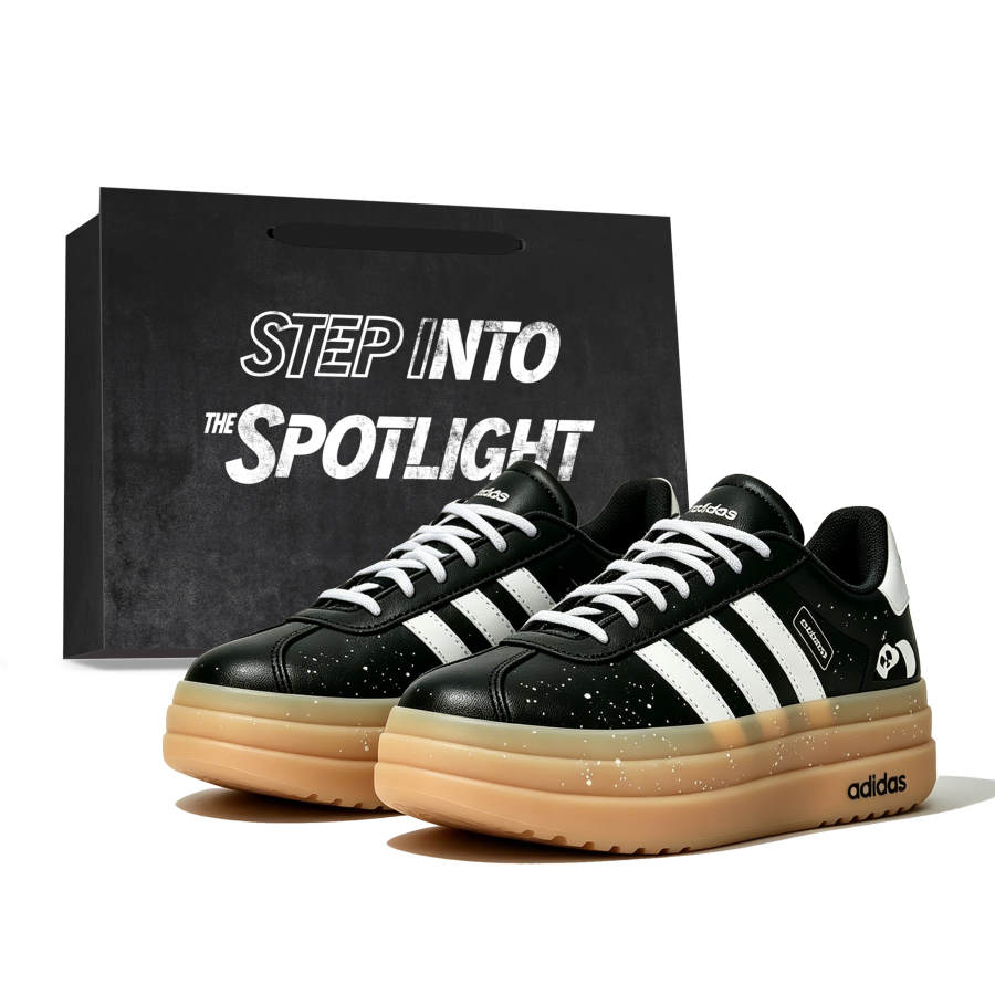 Adidas Adidas VL Court Bold Skateboard Shoes Women's Low Top Black/White
