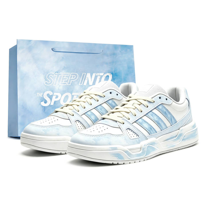 Adidas Adidas ENTRAP Skateboard Shoes Unisex Low Top White/Blue