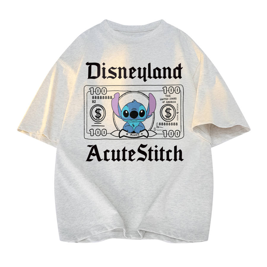 Disney T Shirts Unisex Crew Neck Moderate Straight Fit