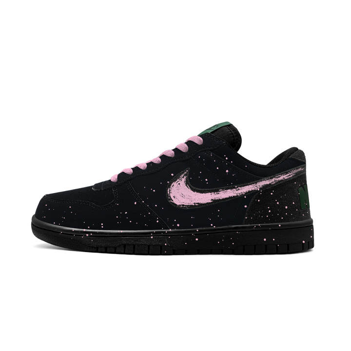 Nike Nike Big Low Lux Skateboard Shoes Men's Low Top Pink/Green