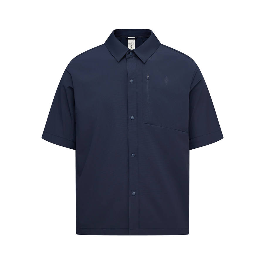 Skechers Shirts Unisex Lapel Thin Straight Fit