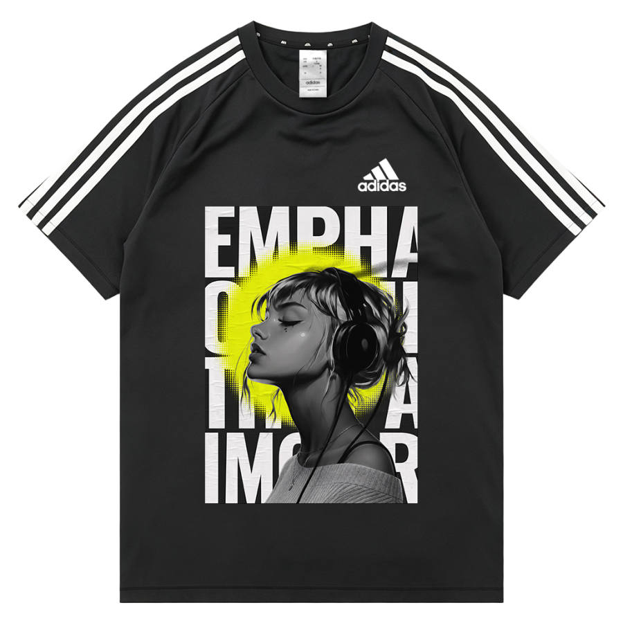 Adidas Adidas Football T Shirts Unisex Black Crew Neck Moderate Other