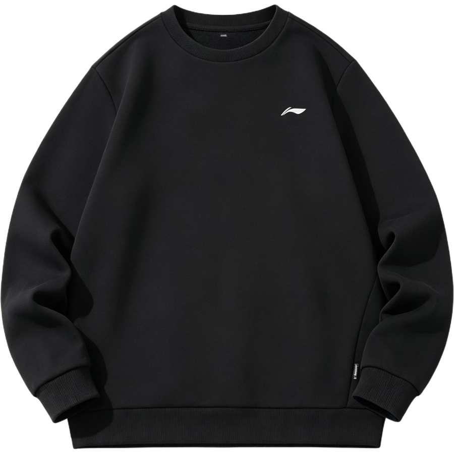 Li-Ning Li Ning Sweatshirts Men's Black Upgraded Breathable Crew Neck Thin