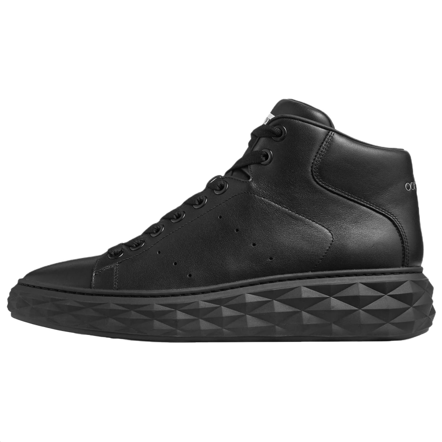 Jimmy Choo Diamond Maxi Casual Shoes Men's High Top Black