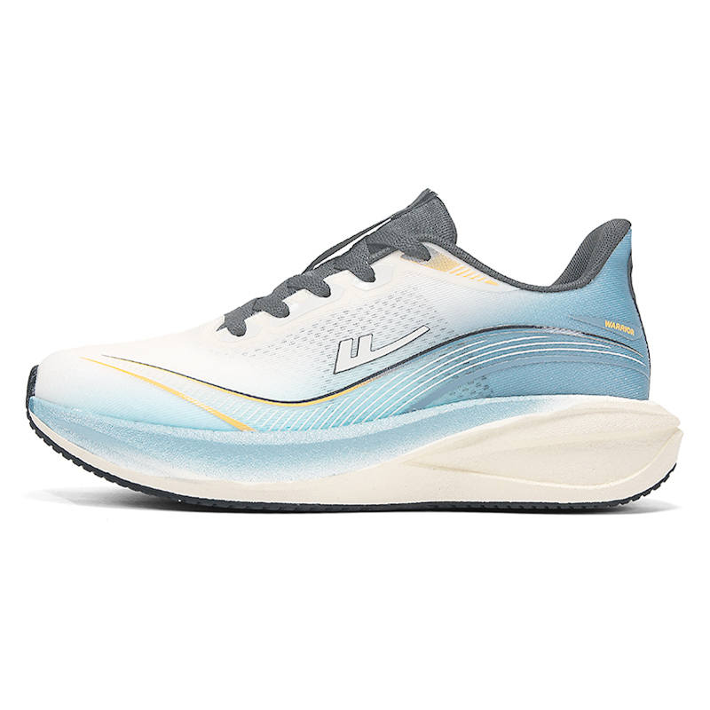 WARRIOR WARRIOR Running Shoes Men's Low Top White Blue Gradient Color Block