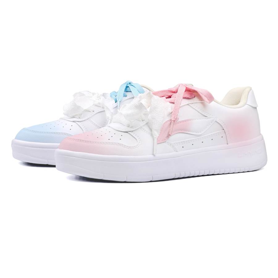 Li-Ning Li Ning Floating Boat Skateboard Shoes Unisex Low Top Pink/White/Blue