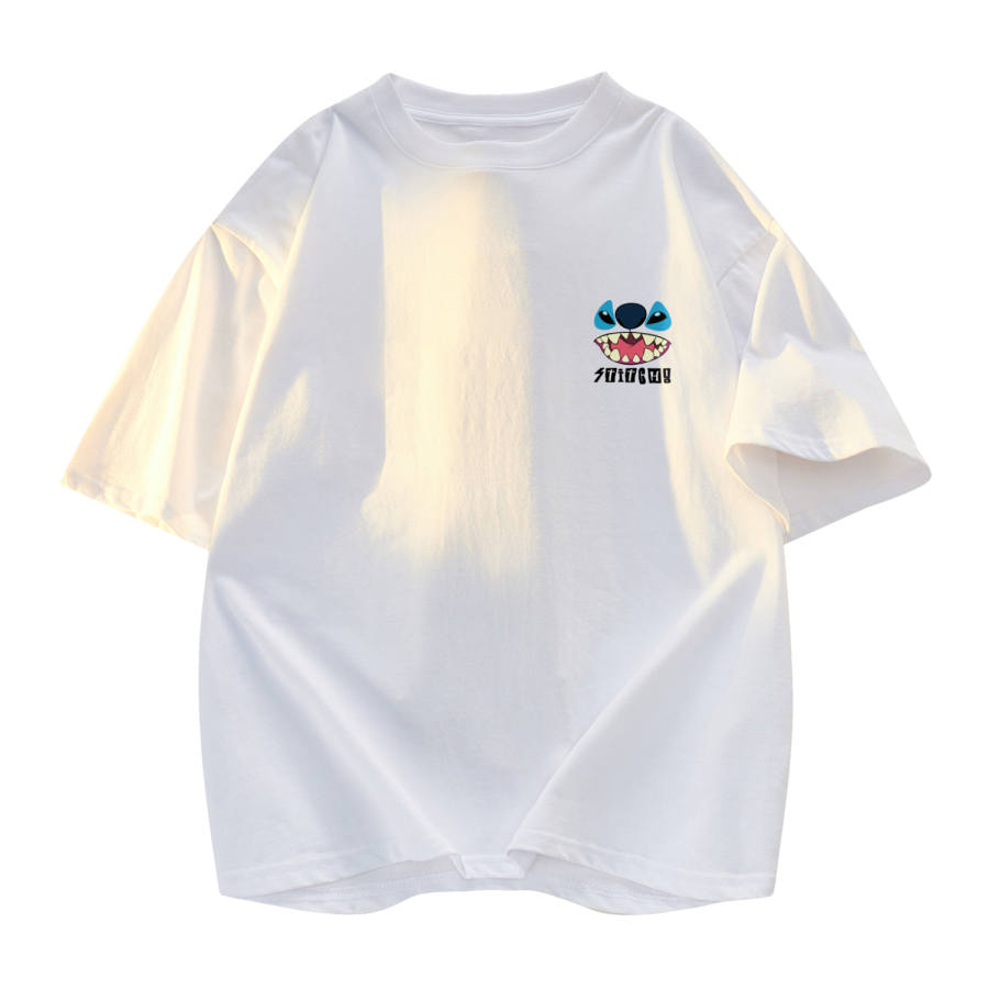 Disney T Shirts Unisex Crew Neck Moderate Straight Fit