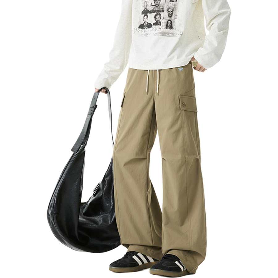 WARRIOR WARRIOR Cargo Pants Unisex Thin Straight Fit Pants