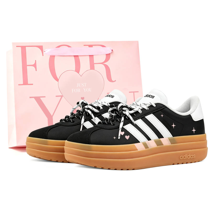 Adidas Adidas VL Court Bold German Army Trainers Women's Low Top Pink