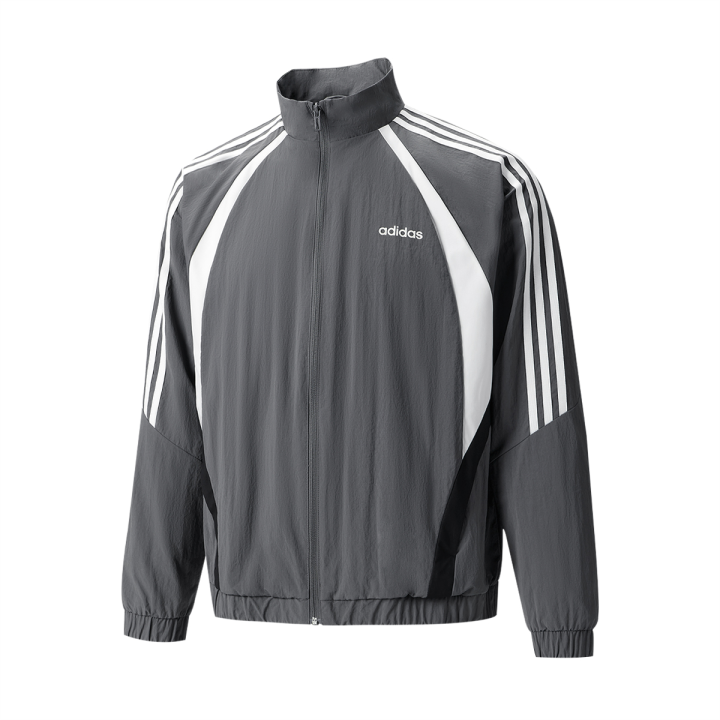 Adidas Adidas Jackets Men's Dark Gray Stand Collar Moderate
