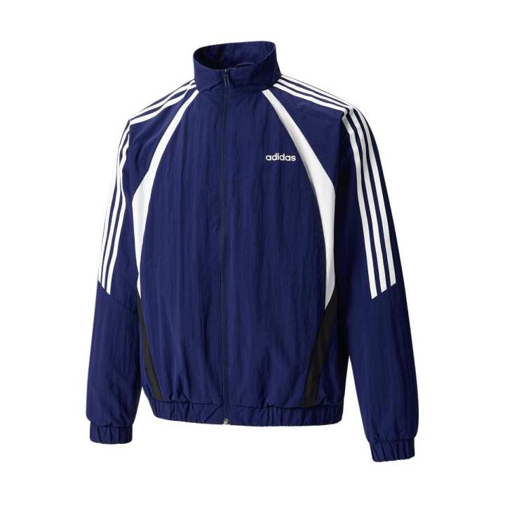 Adidas Adidas Jackets Men's Blue Stand Collar Moderate