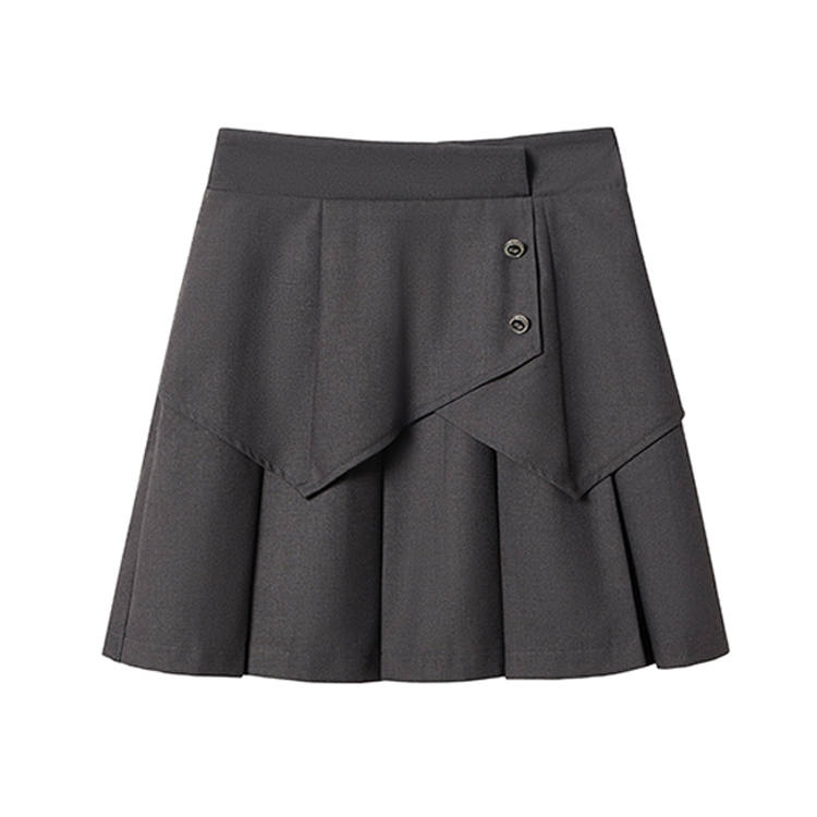 FABRIC PIG Casual Short Skirts Women's Moderate Short Skirt Pleated Skirt