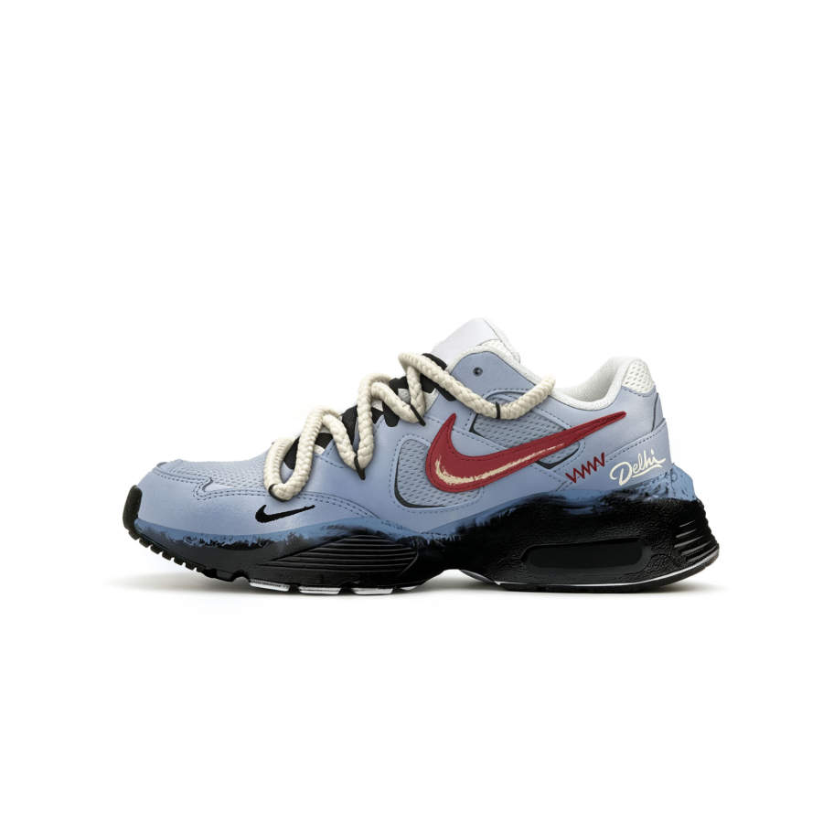 Nike Nike Air Max Fusion Running Shoes Unisex Low Top Blue, Red