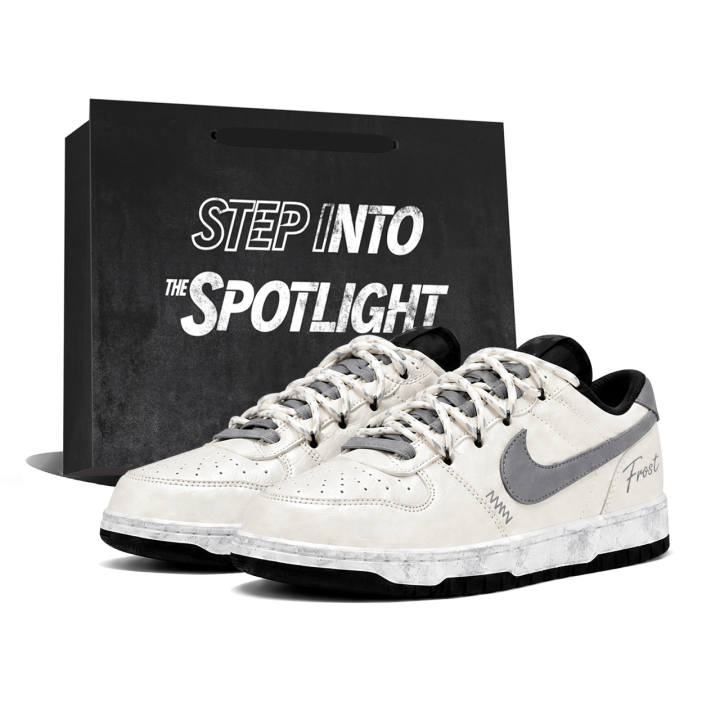 Nike Nike Big Skateboard Shoes Unisex Low Top White