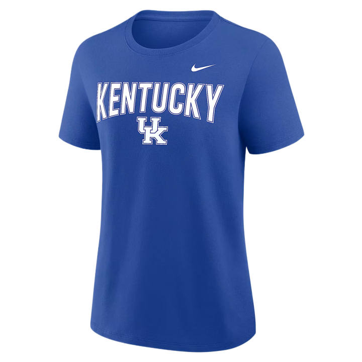 Nike Nike T Shirts Women's Royal Blue Crew Neck Moderate