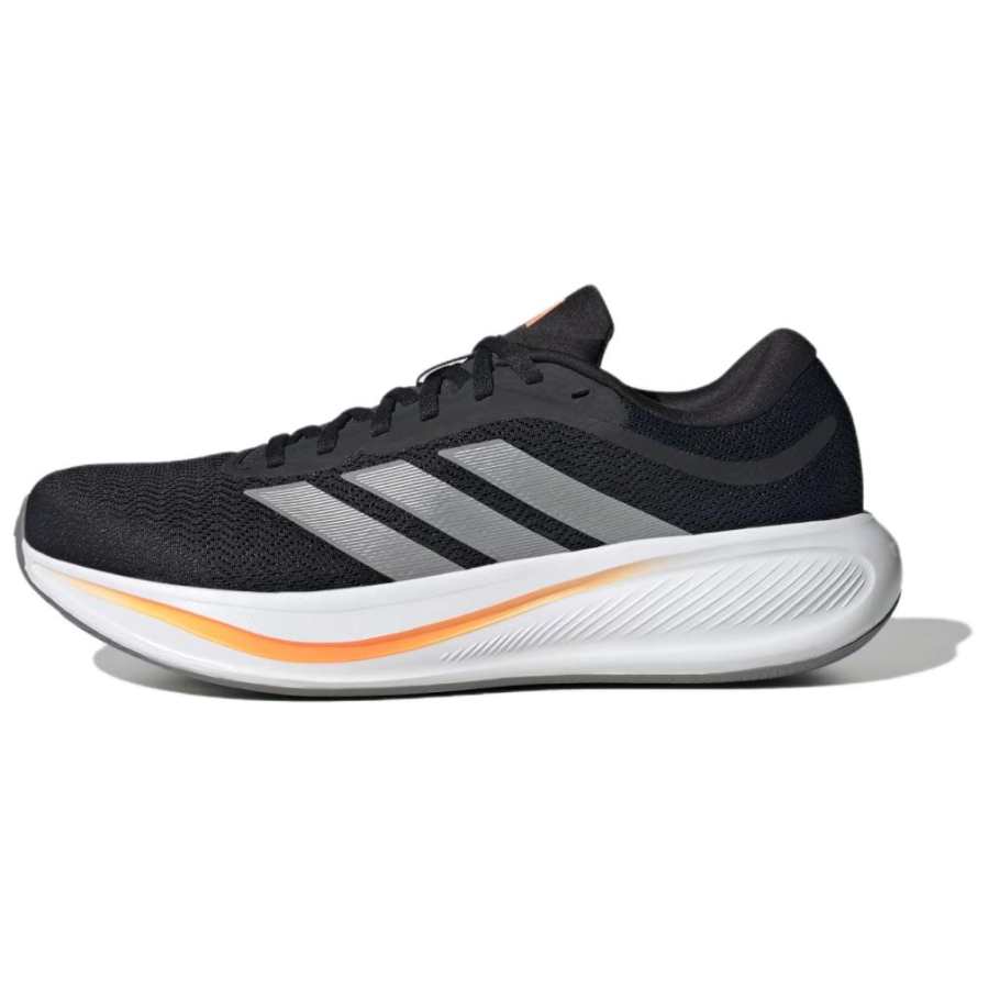 Adidas Adidas RESPONSE RUNNER 2 Running Shoes Unisex Core Black/Gray Three/Transparent Orange