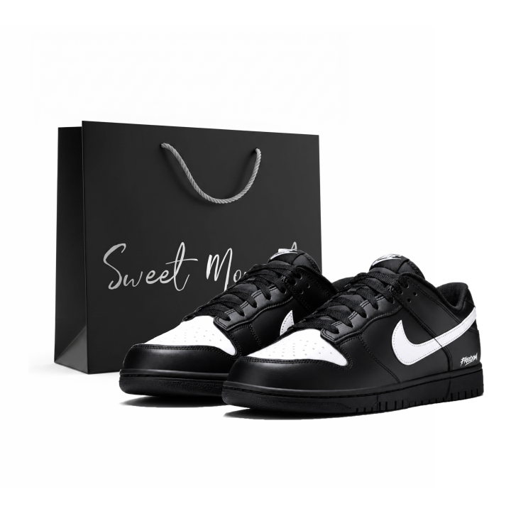Nike Nike Dunk Skateboard Shoes Men's Low Top Black & White