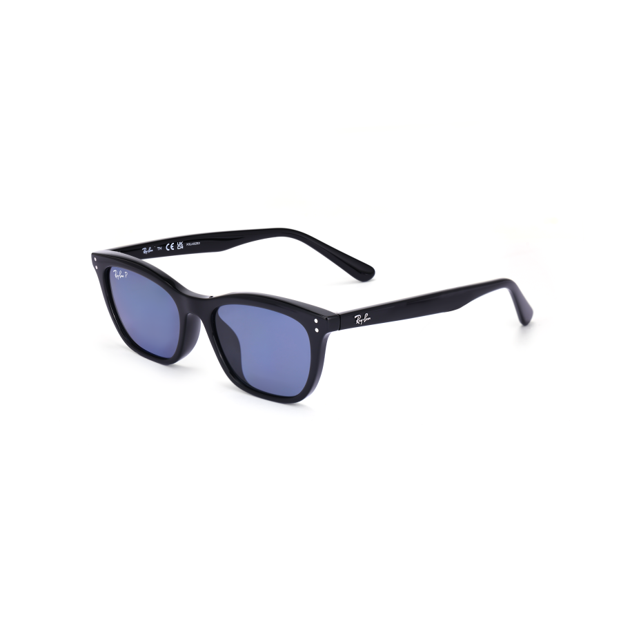 RayBan RayBan Plate Square Sunglasses Unisex Black