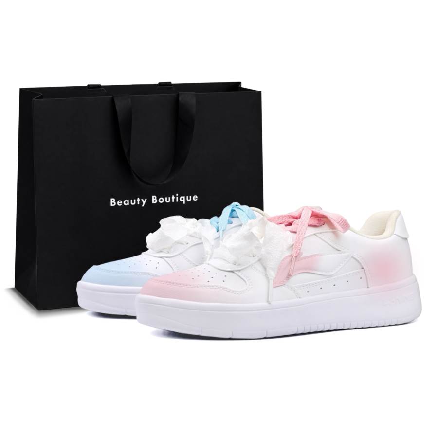 Li-Ning Li Ning Floating Boat Skateboard Shoes Unisex Low Top Pink/White/Blue