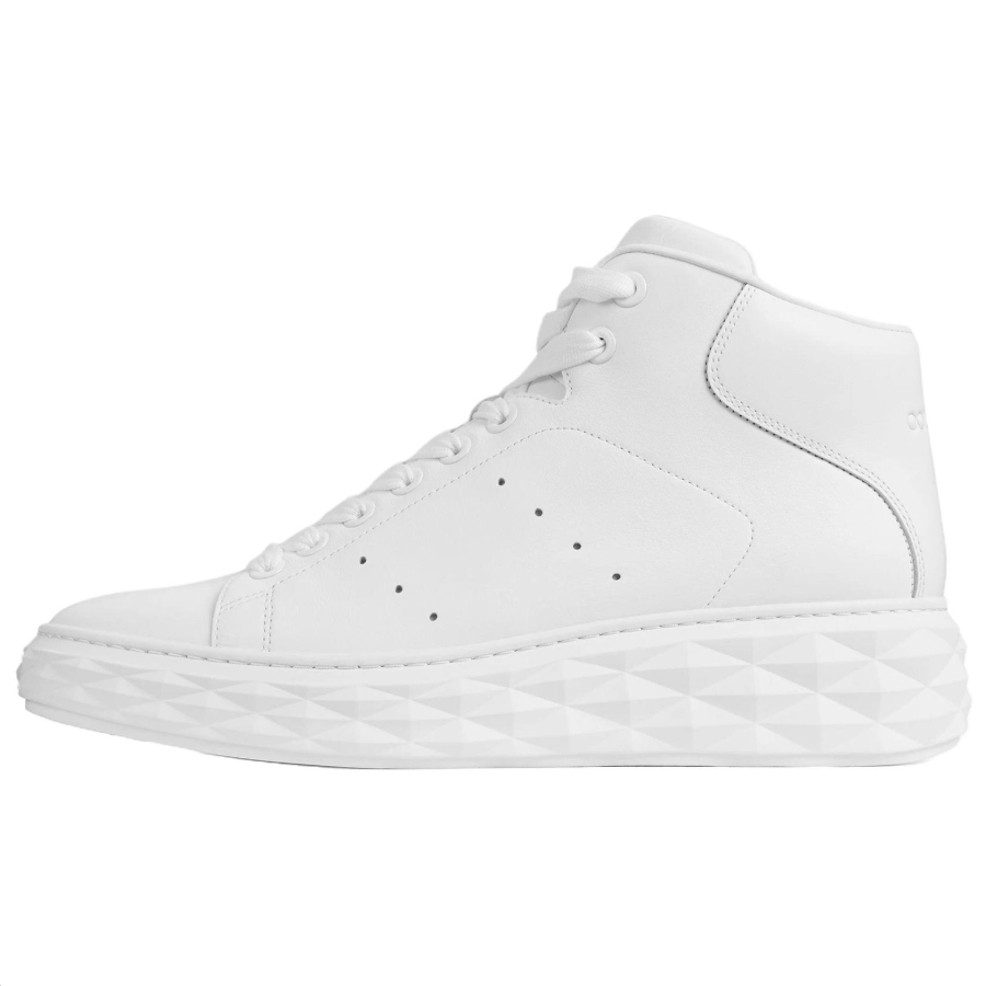 Jimmy Choo Diamond Maxi Casual Shoes Men's High Top White