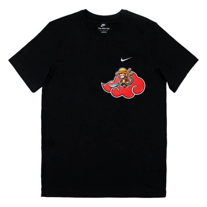 Nike Nike Sportswear T Shirts Unisex Black Crew Neck Moderate Straight Fit