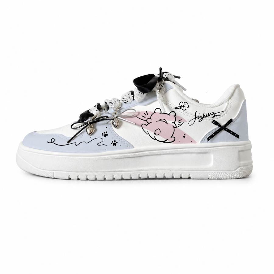 ANTA Easy Skateboard Shoes Women's Low Top White