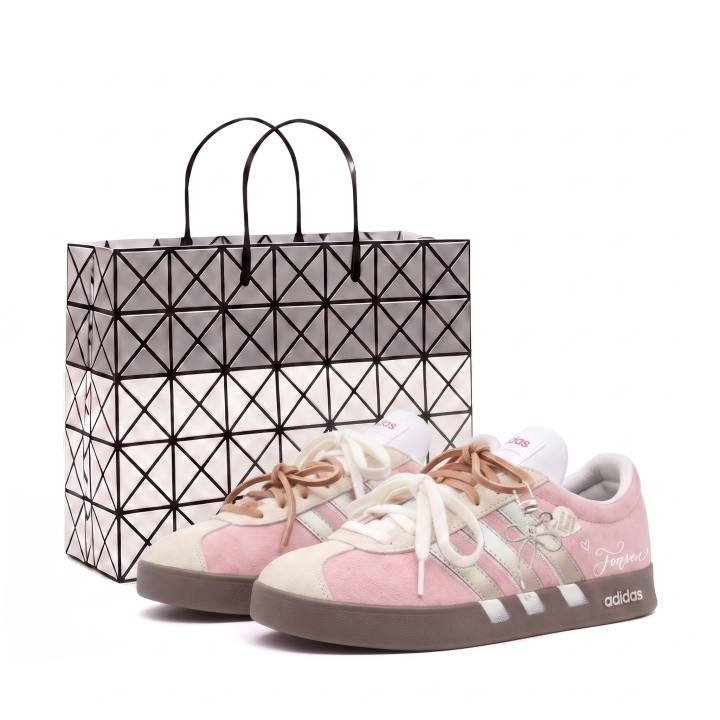 Adidas Adidas Vl Court Classic German Army Trainers Unisex Low Top Pink