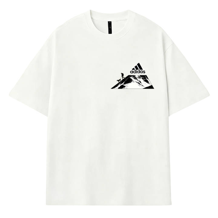 Adidas Adidas MUST HAVES T Shirts Men's Ecru Crew Neck Thin