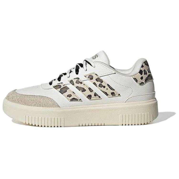 Adidas Adidas COURTBLOCK Skateboard Shoes Women's White Umber