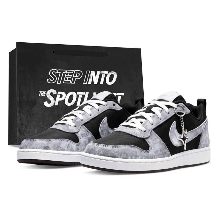 Nike Nike Court Borough Skateboard Shoes Men's Low Top Black/White
