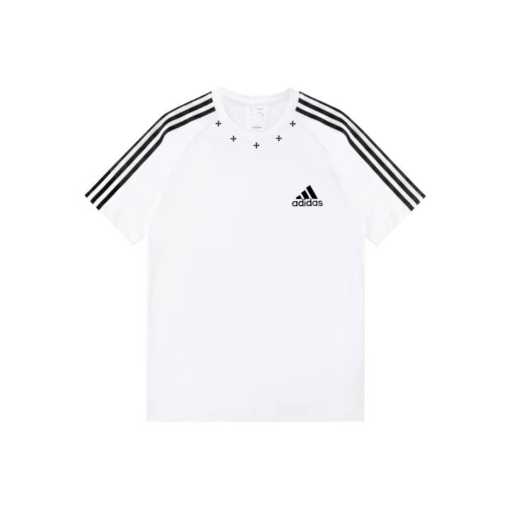 Adidas Adidas ESSENTIALS T Shirts Unisex White Crew Neck Moderate Straight Fit