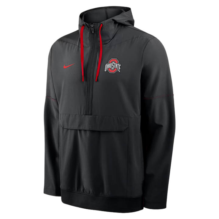 Nike Nike Jackets Men's Black/University Red Hooded Non Detachable Moderate