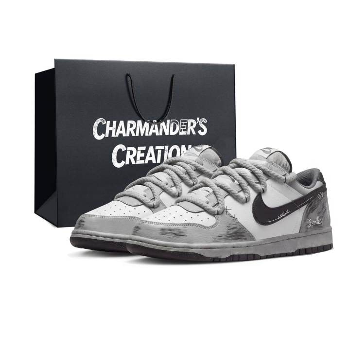 Nike Nike Big Skateboard Shoes Men's Low Top Black