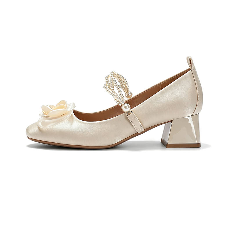 Barbie Mary Jane Shoes Women's Apricot