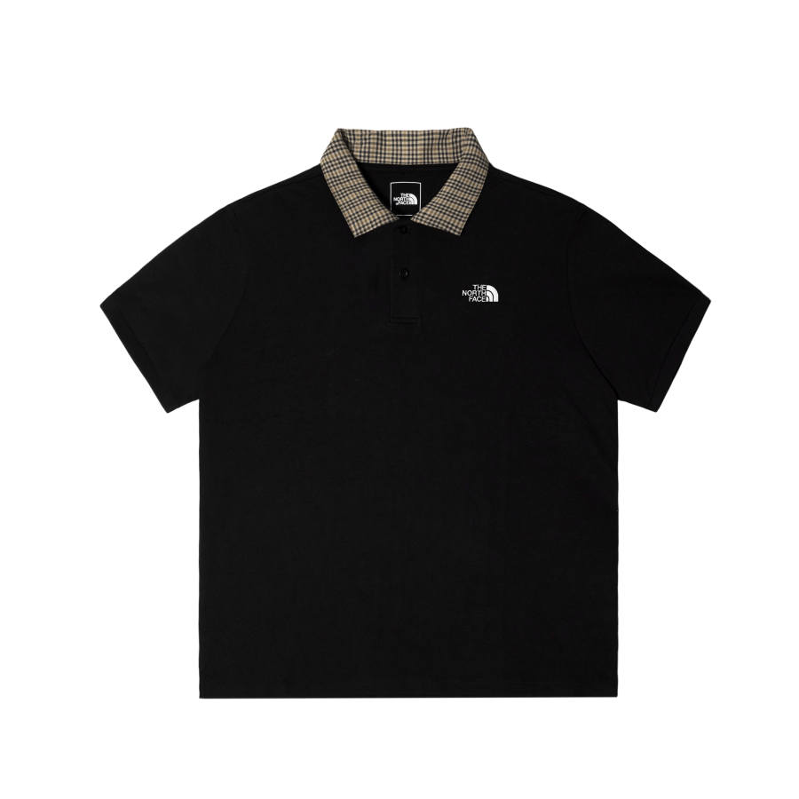 THE NORTH FACE Polo Shirts Men's Cosmic Black Polo Collar Moderate