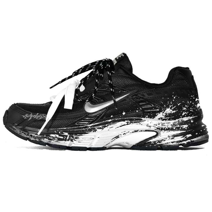 Nike Nike Initiator Running Shoes Men's Low Top Black/White/Silver