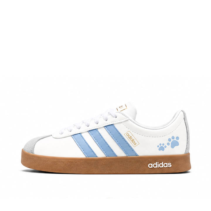 Adidas Adidas VL COURT 2.0 German Army Trainers Unisex Low Top Beige/Blue
