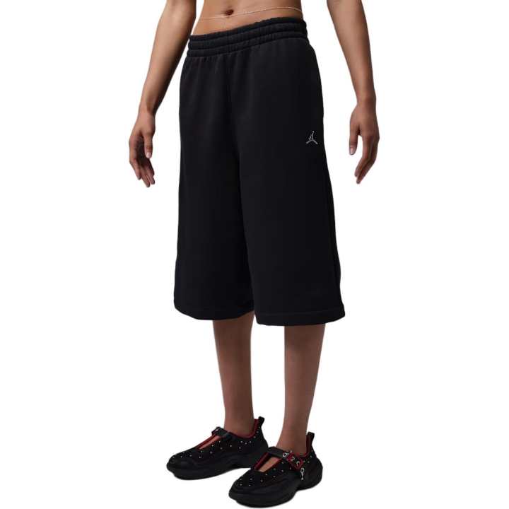 Jordan Jordan Brooklyn Casual Shorts Women's Black Moderate Wide Leg Pants