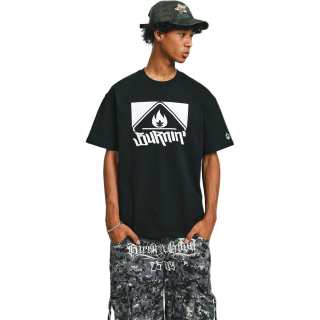 BURNIN T Shirts Unisex Crew Neck Moderate Straight Fit
